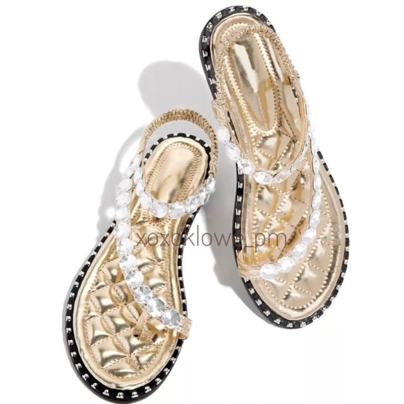 Black Diamond Sparkly Rhinestone Embellished Ankle Strap Sandals - Picture 12 of 13